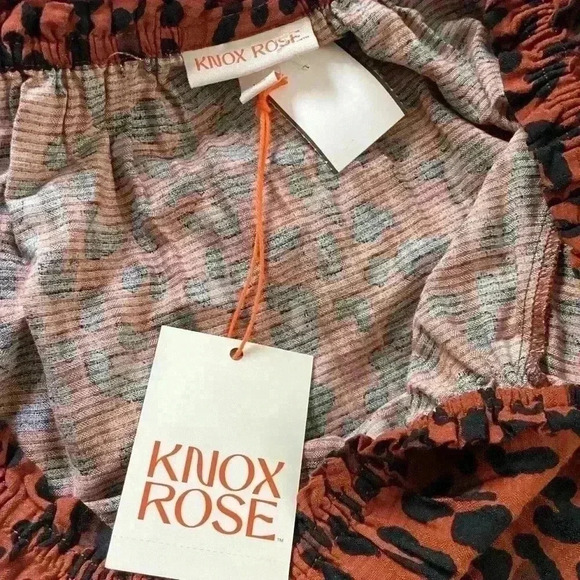 NWT Knox Rose Cheetah Print Knee Length Dress 2XL - Picture 3 of 8